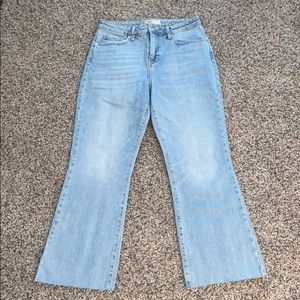 DREE Topshop wide leg blue jeans
